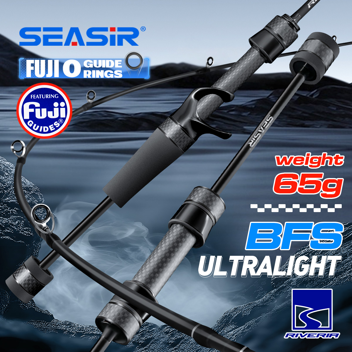 Kastking Reel Zephyr - Seasir Riveria BFS Ultralight Spining Baitcasting