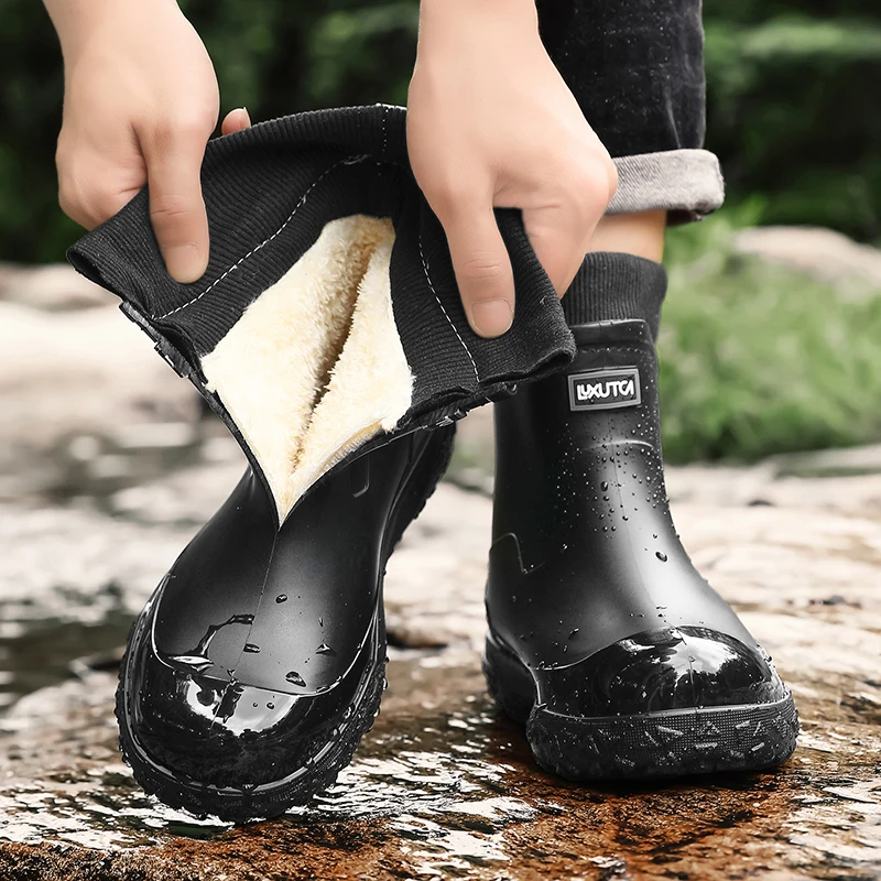 Men Winter Waterproof Rain Boo - Fishing Socks ulasan dan harga