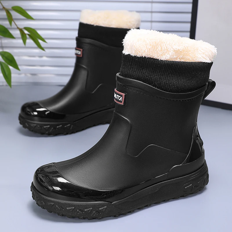 Men Winter Waterproof Rain Boo - Fishing Socks ulasan dan harga