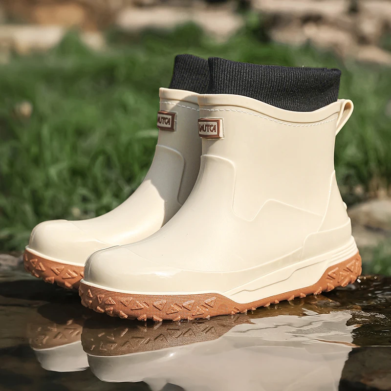 Men Winter Waterproof Rain Boo - Fishing Socks ulasan dan harga