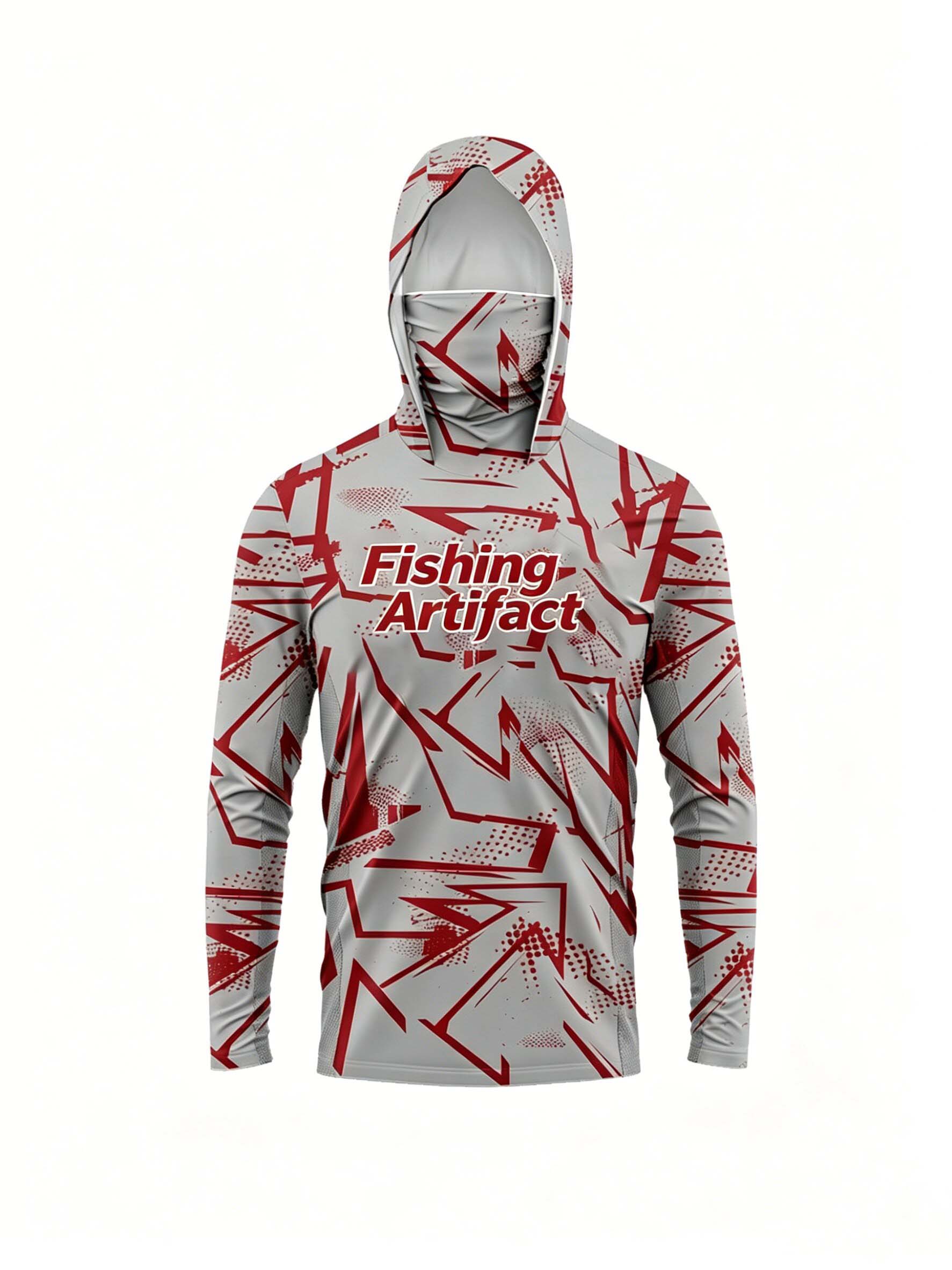 Men Summer 3D‑Printed Fishing  - Fishing Mask Sun Protection ulasan dan harga