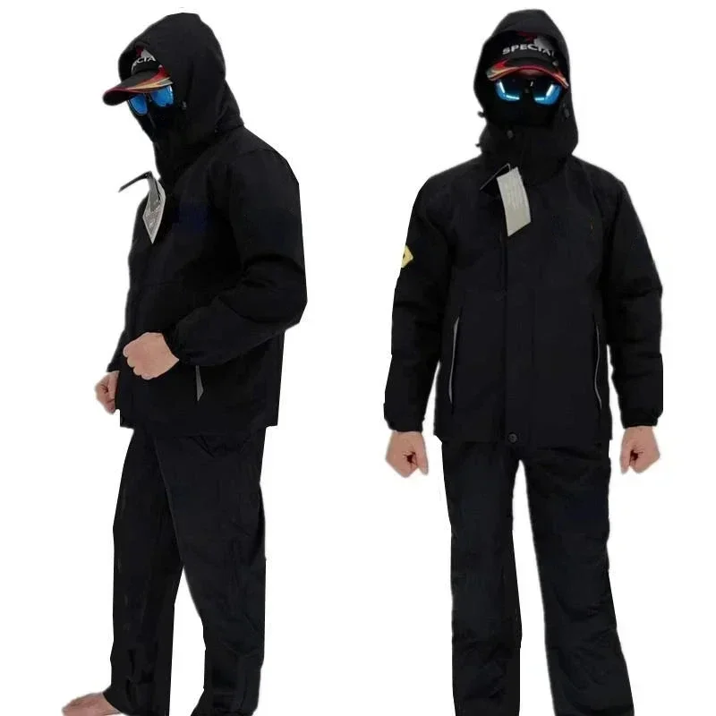 Thick Fishing Clothes Set Wint - Fishing Jacket Waterproof ulasan dan harga