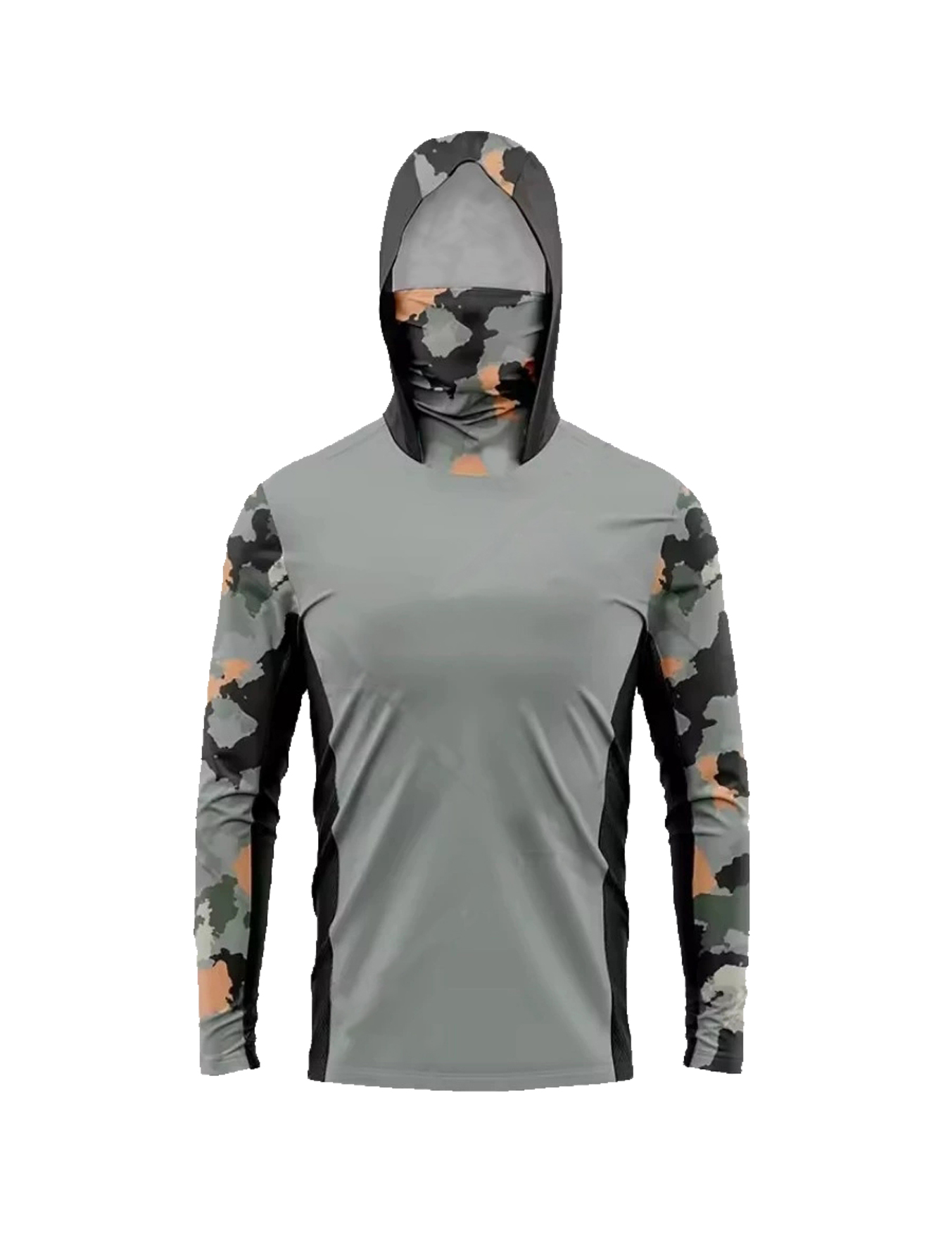 Reef Ocean Camo Men Fishing Ho - Fishing Hoodie ulasan dan harga