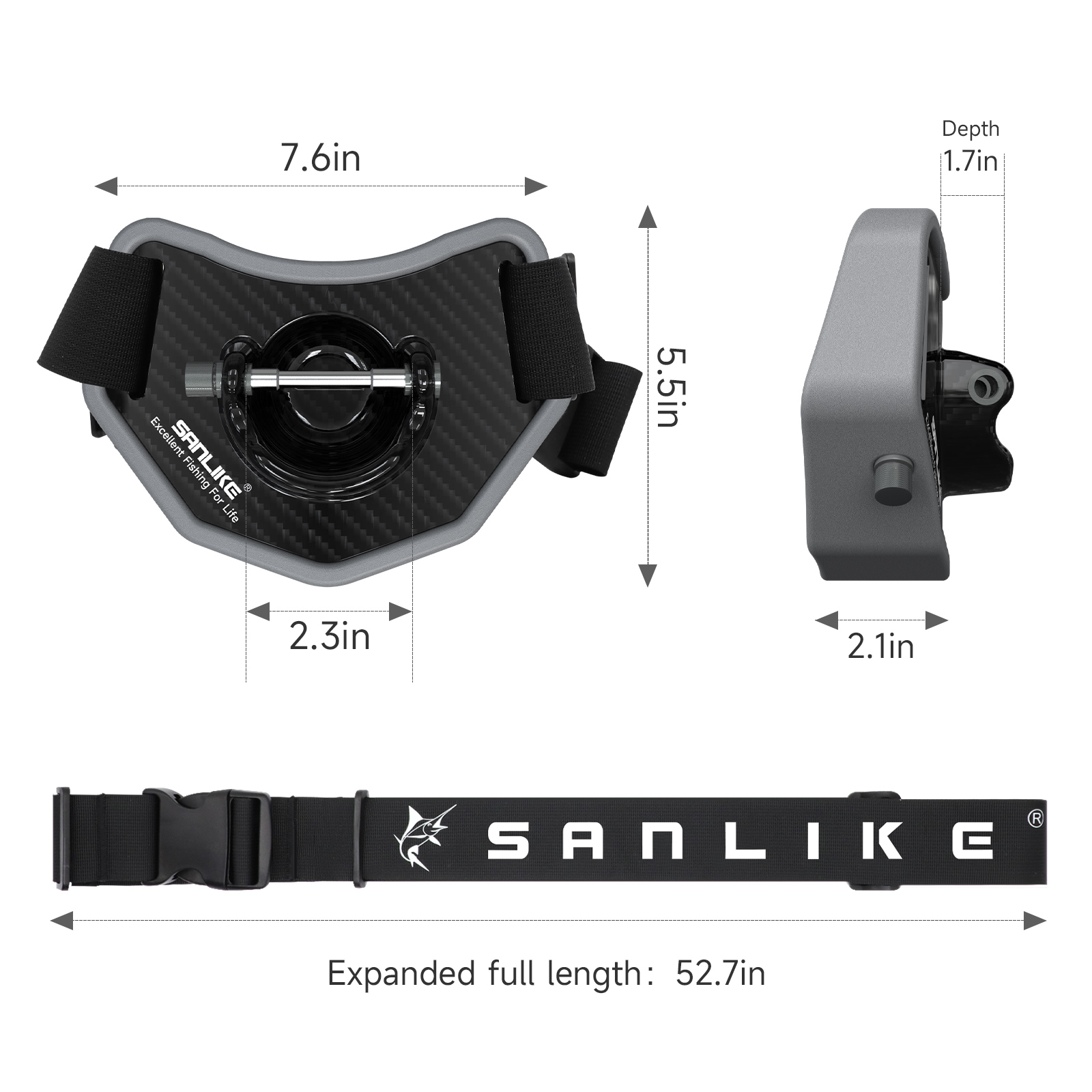 SANLIKE Fishing Fighting Belt  - Fishing Belt ulasan dan harga