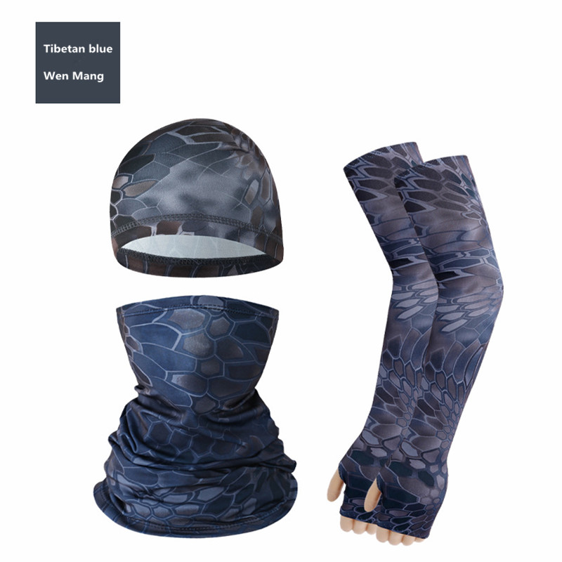 Three piece set of summer ice  - Fishing Mask Sun Protection ulasan dan harga
