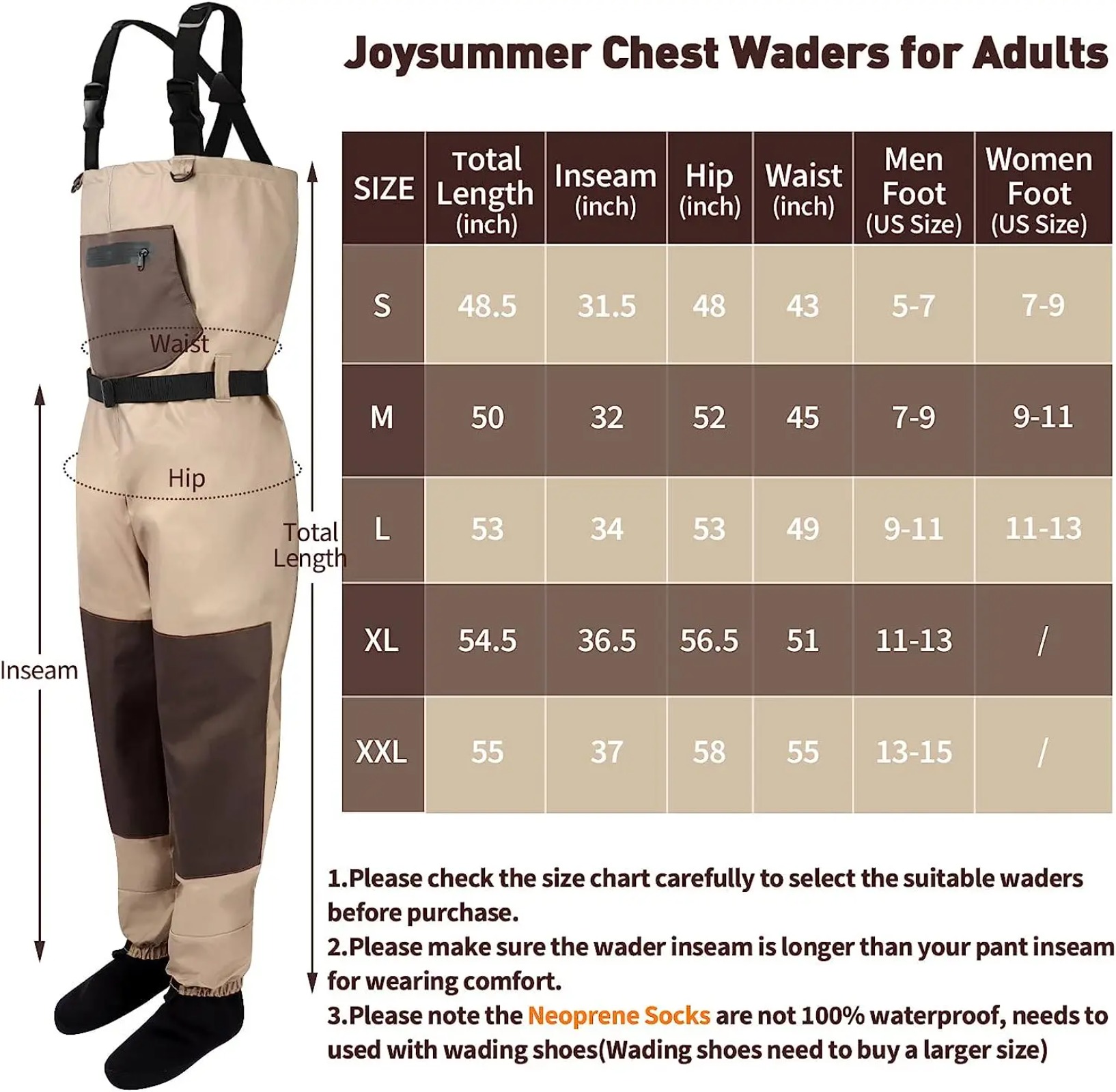 Goture Men Women Breathable Ch - Fishing Waders ulasan dan harga