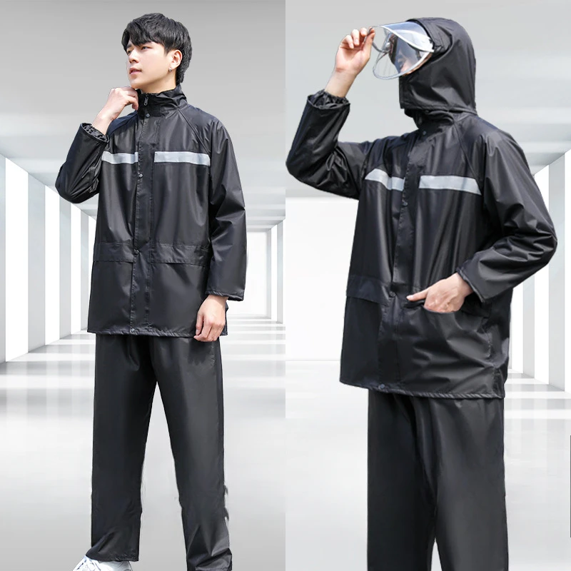 Raincoat and Rainpants Suit Fu - Fishing Rain Suit ulasan dan harga