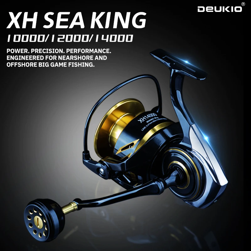 DEUKIO Long Cast Spinning Reel - Abu Garcia Reel Max ulasan dan harga