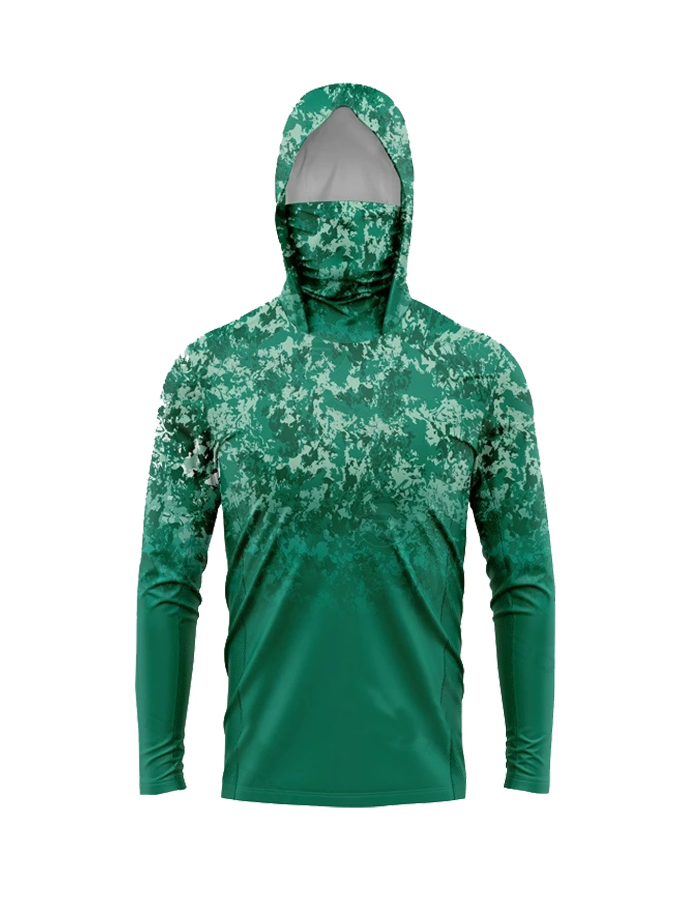 Men UPF50+ Sun Protection Fish - Fishing Hoodie ulasan dan harga